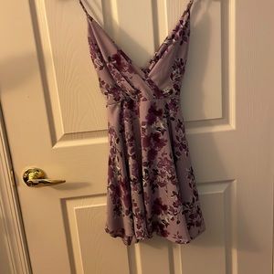 Lilac floral dress